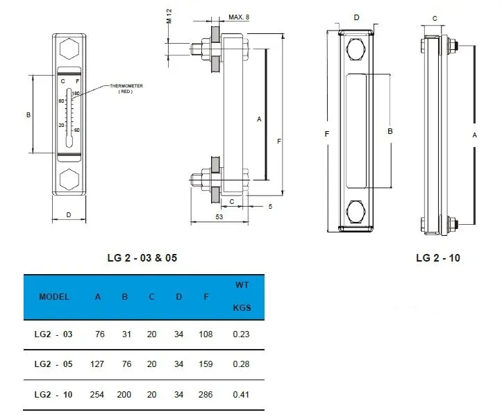LG2 dimensions