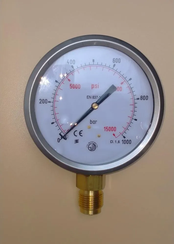 Манометр DN.100 RAD 120 1000 BAR диам 100мм_