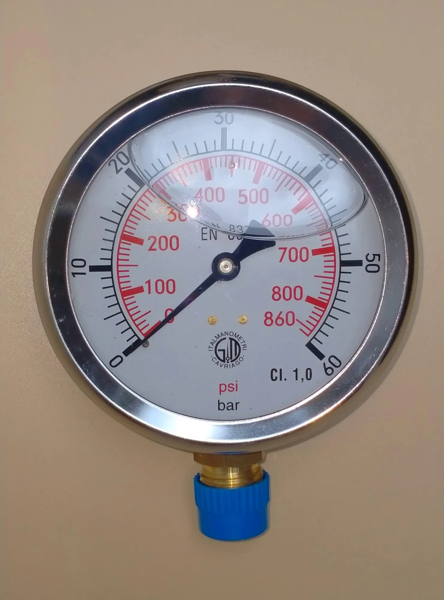 Манометр DN.100 RL 120 60 BAR, диам 100мм_