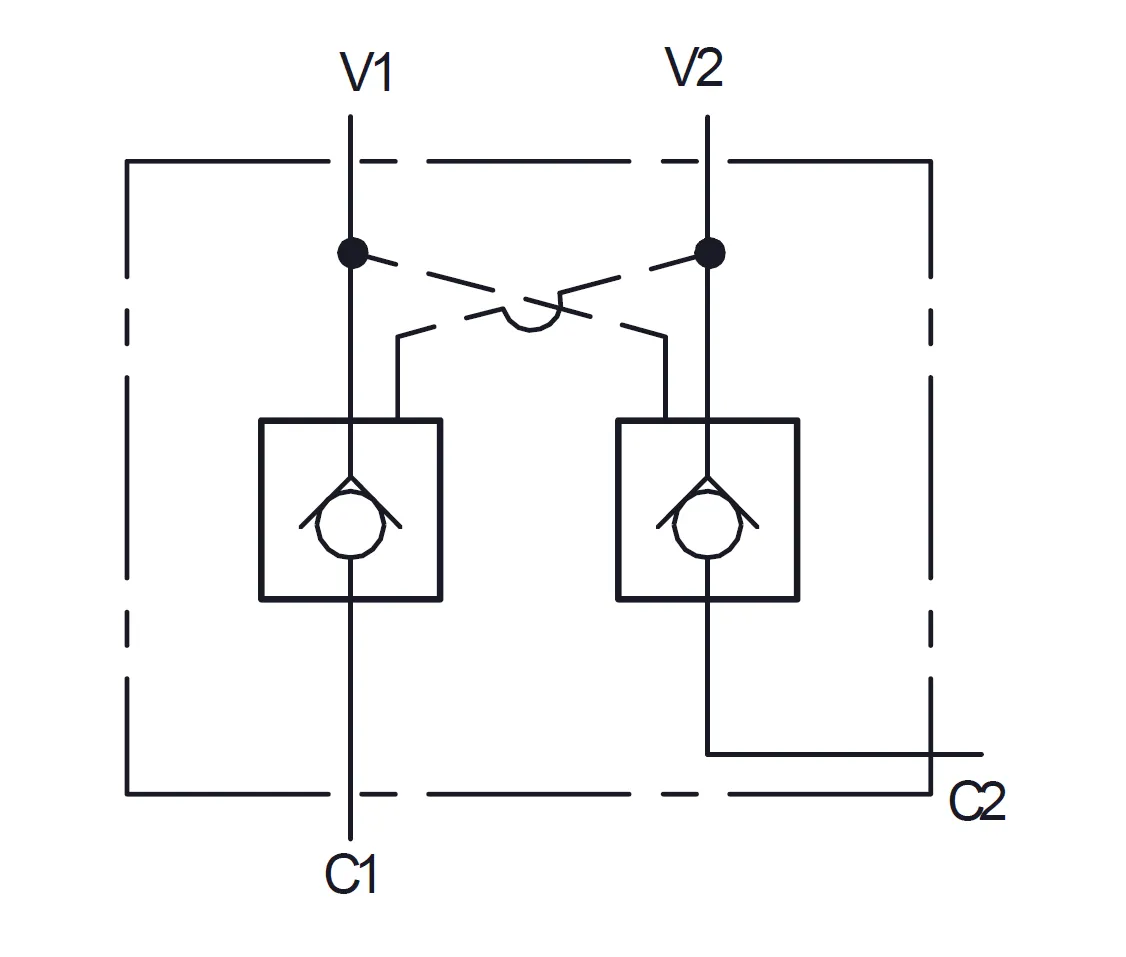 гидрозамок LVDLFB scheme
